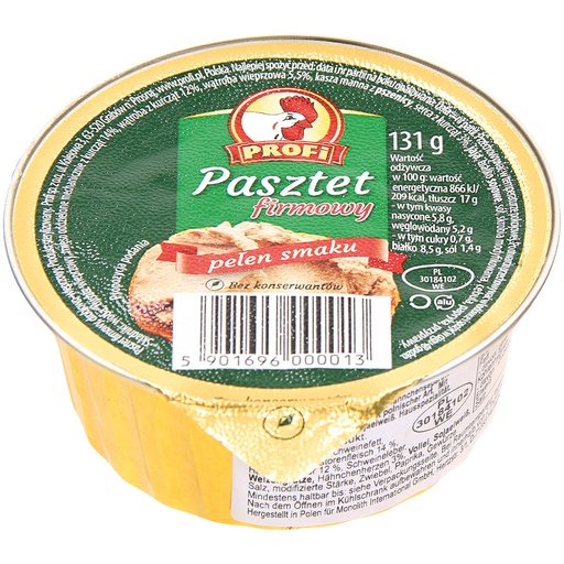 "Pasztet Firmowy" Куриный паштет по-польски, со свининой.