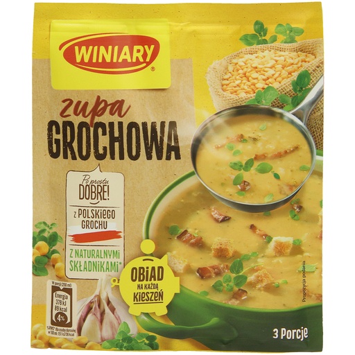 Гороховый крем-суп с овощами