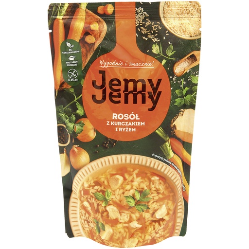 "Rosol" Овощной суп с курицей и рисом. Стерилизованный.