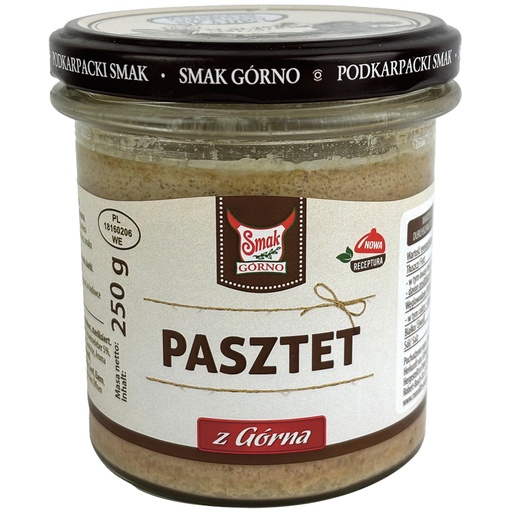 "Pasztet z Gorna" Паштет свиной, со свиной печенью (5%), сте
