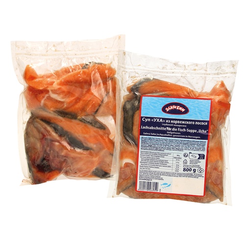 Суп Уха из норвежского лосося, глубокой заморозки.