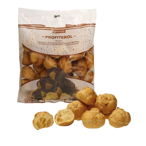 Profiteroles - Gebak van bladerdeeg om te vullen.