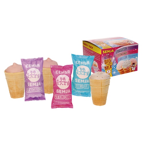 Мороженое страчателла с шоколадной стружкой в ​​стаканчике,