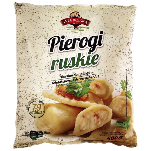 Deegwaren naar Russische stijl "Pierogi ruskie"