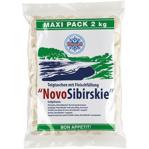Pelmeni "Novosibirskiye" diepgevroren