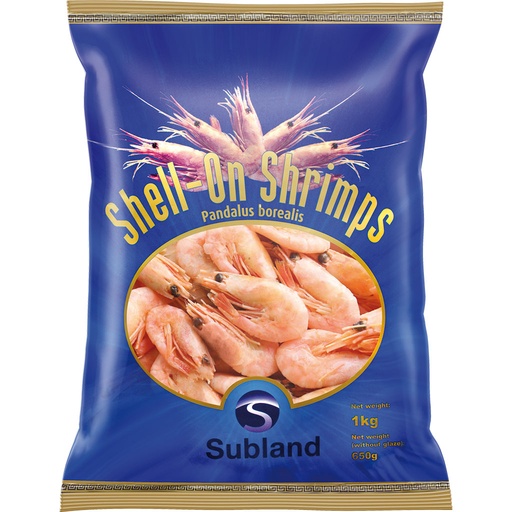 Креветки варёные замороженные