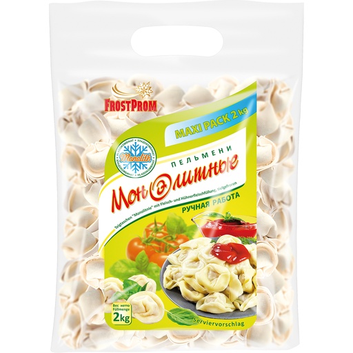 Deegwaren met vleesvulling "Pelmeni Monolitnye"
