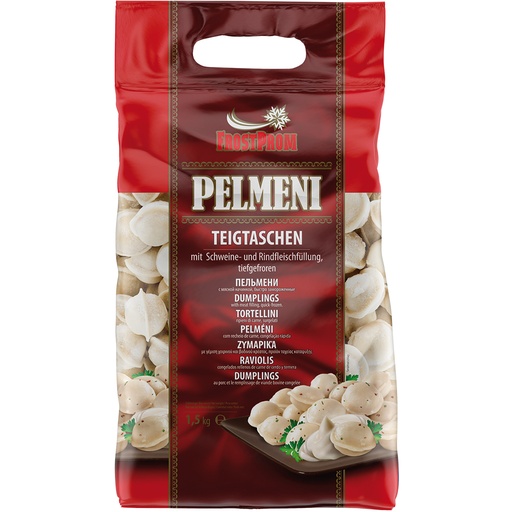 Deegvellen "FrostProm" met varkens- en rundvleesvulling, die