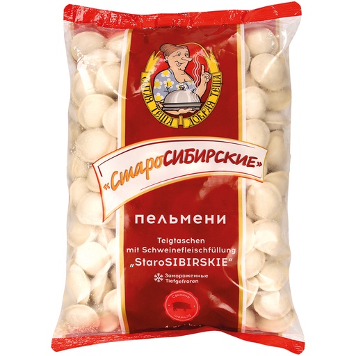 Пельмени "СТАРОСИБИРСКИЕ" со свининой, замороженные
