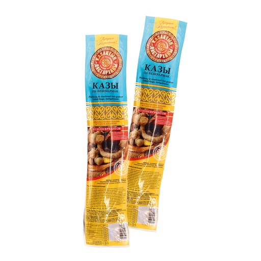 Paardenworst "Kazi" gemarineerd met grove vetstukken