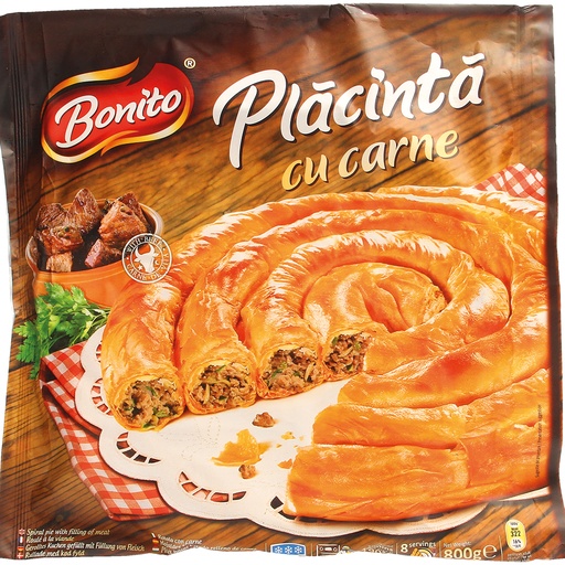 Слоеный пирог с мясом, замороженный