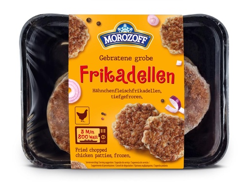 "MOROZOFF" Gefrituurde grove kipgehaktballetjes, diepgevrore
