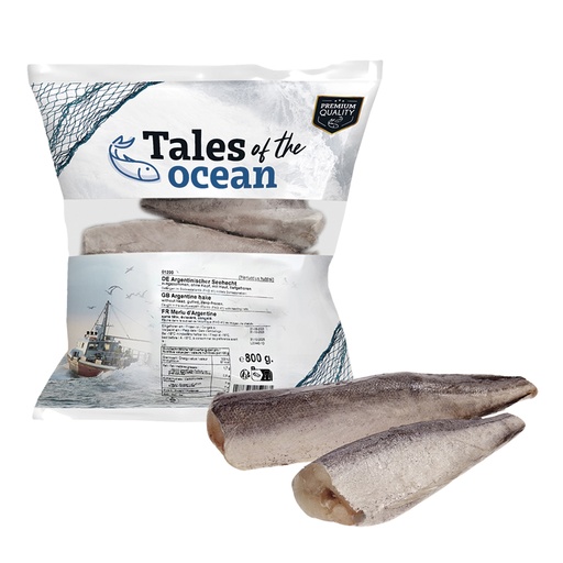 Argentijnse hek zonder ingewanden, zonder kop, met huid