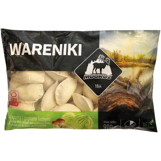 Польские пироги с белокочанной капустой и грибами, заморожен