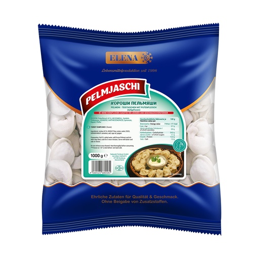 Pelmeni - Deegzakjes gevuld met kalkoenfilet