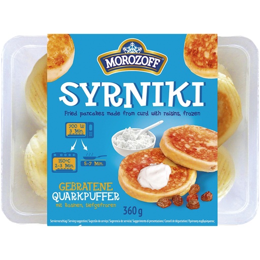 "MOROZOFF" gebakken kwarkbitterkoekjes met rozijnen