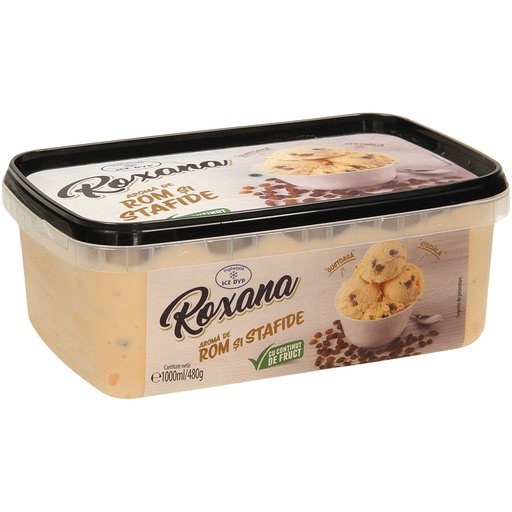 Мороженое с изюмом и со вкусом рома