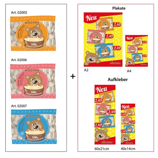 1+1+1 Пельмени "Bärchen" (5% Скидка) + 2 наклейки для морози