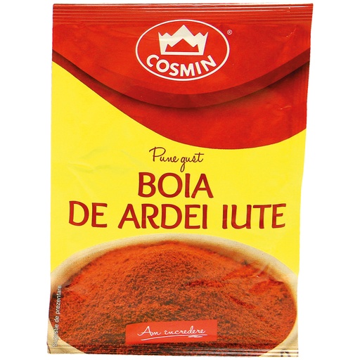 Paprikapoeder, heet