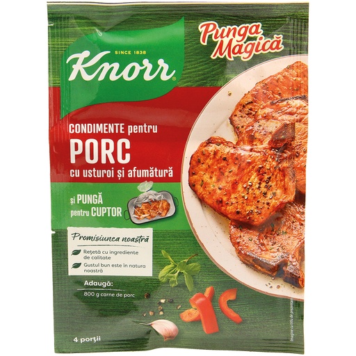 Condiment friptura de porc cu usturoi si afumatura "Punga Ma