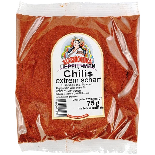 Chili gemalen, extra heet