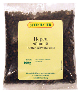 Чёрный перец в зёрнах