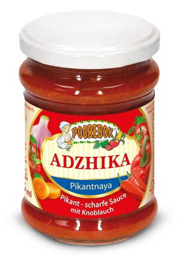 "POGREBOK"-"ADZHIKA" Pikante - scherpe saus met knoflook