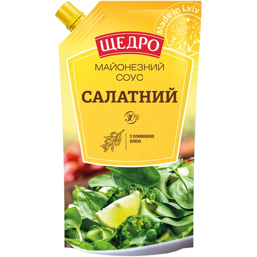"SCHEDRO" Майонезный соус 30% жира "Салатный"