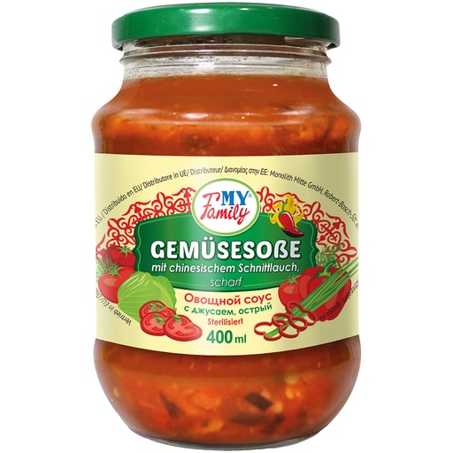 "MY FAMILY" Овощной соус с джусаем, острый