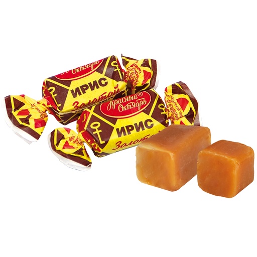 Ирис "Zolotoj klüchik" со сгущённым молоком