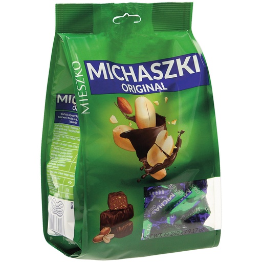 Ароматизированые арахисовые конфеты в шоколаде "Michaszki"