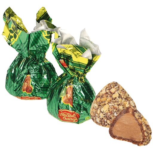 Конфеты "Ореховая роща" с арахисом в какаосодержащей глазури