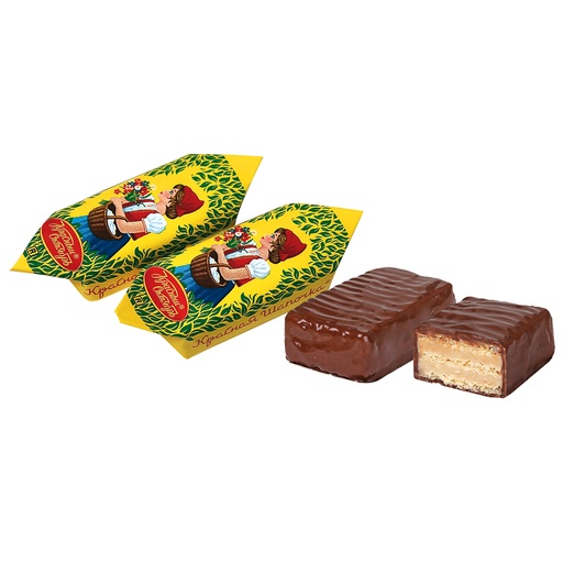 Chocoladesnoep "Krasnaja shapochka" met pinda's