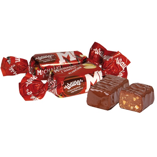 Арахисовые конфеты в шоколаде "Michatki z Wawelu Klasyczne"