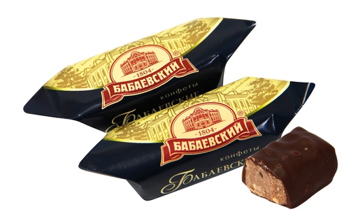 Пралиновые конфеты "Бабаевские" с миндалем в какаосодержащей