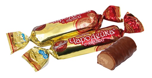 Конфеты на основе пралине "Чародейка" с подсолнечной халвой