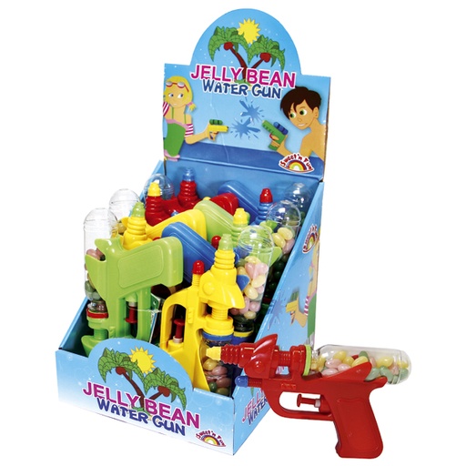 "Jelly Bean Water Gun" - Gedeclareerde gele bonbons en speel