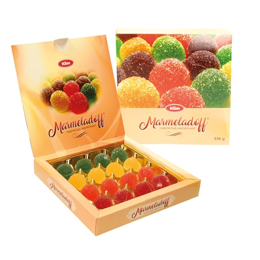 Gelee-bonbonmix "Marmeladoff" met fruitsmaak