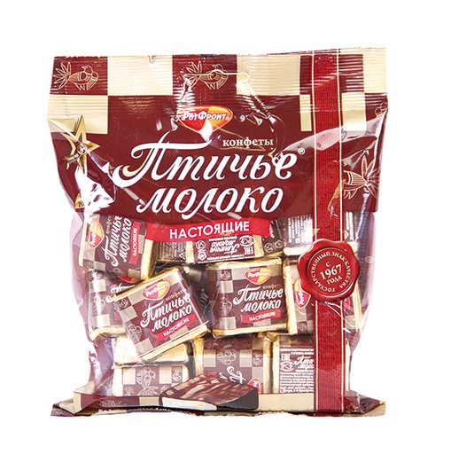Конфеты суфле "Птичье молоко" со сливочно-ванильным вкусом,