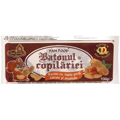 Reep met pinda's, cacao- en melksmaak