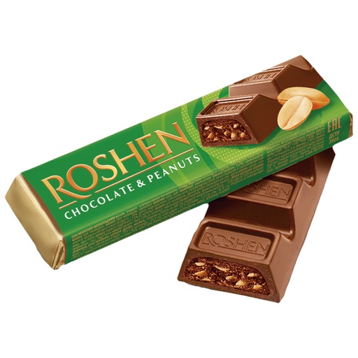 "Batonchik" melkchocolade-reep met pinda-crème-vulling (50%)
