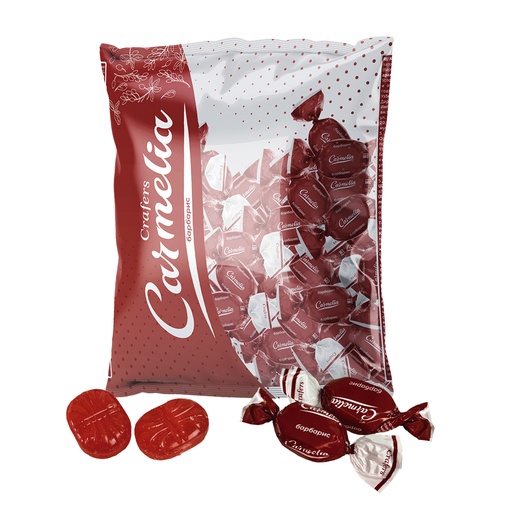 "CRAFERS" "Carmelia" Hardkarmellen met berberitensmaak