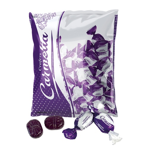 "CRAFERS" "Carmelia" Карамель с начинкой со вкусом чёрной см