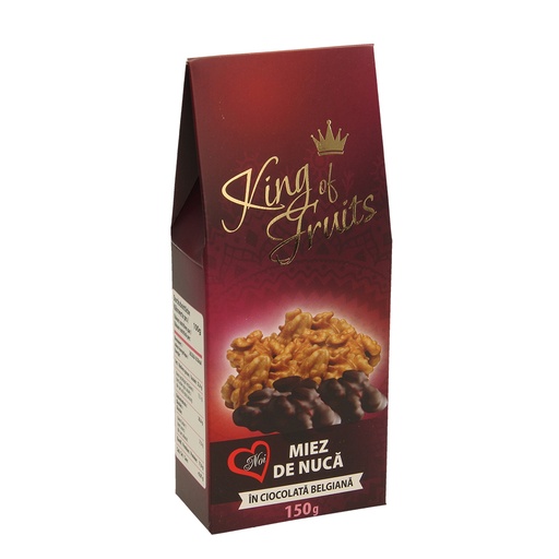 Walnoten, omhuld door chocolade