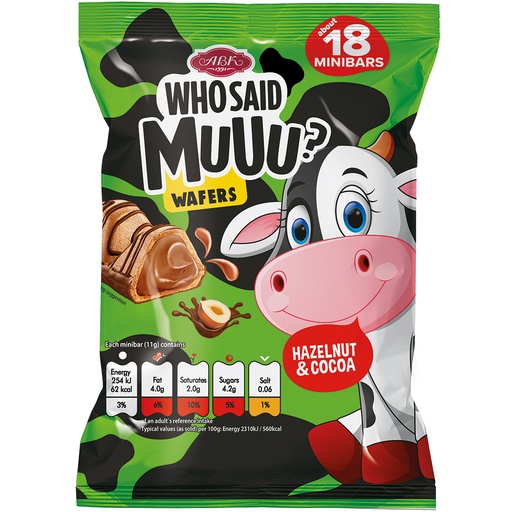 Wie zei MUUU? - Gevulde wafelconfiserie