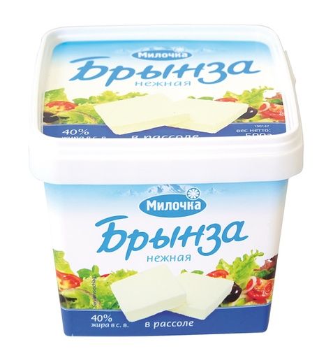 Белый сыр в рассоле "Брынза нежная" 40% жира