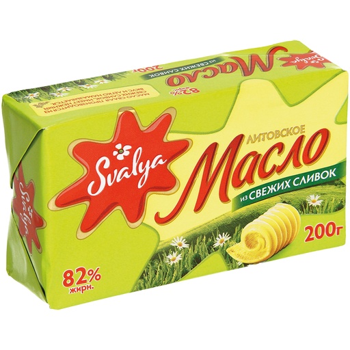 Cливочное масло 82% жирности