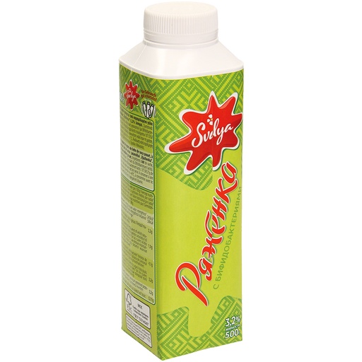 Gefermenteerde melkdrank “Rjaschenka” met bifidobacteriën