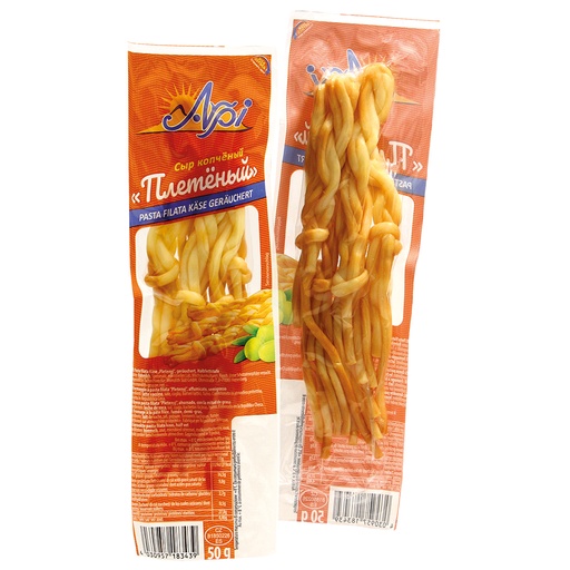 Pasta filata kaas "Pletenyj", gerookt, halfvetniveau