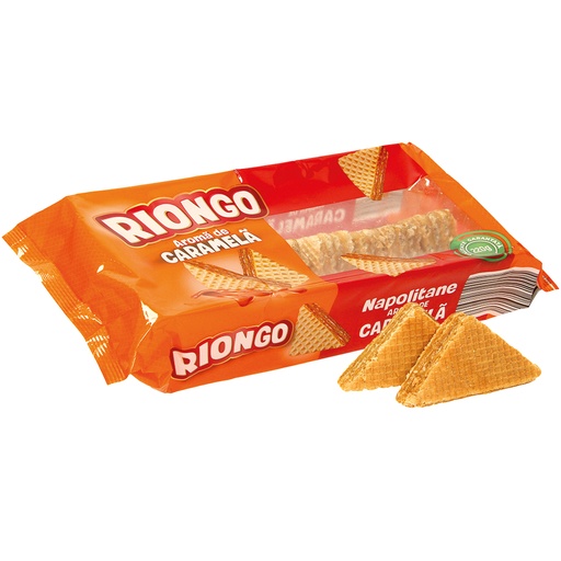 Gevoede wafels met karamel smaak (80%)